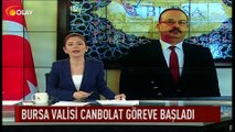 Bursa Valisi Canbolat göreve başladı