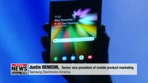 Samsung Electronics previews foldable smartphone at developers' conference in U.S.