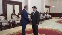 Çavuşoğlu, Laos Başbakanı Sisoulith Tarafından Kabul Edildi