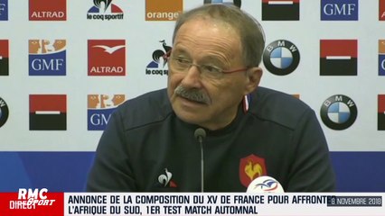 "Il y a de la qualité mais de l'inconstance", Brunel analyse les maux du XV de France