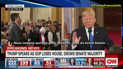 Maison Blanche : Un journaliste de CNN s'affronte avec Donald Trump, refuse de rendre le micro... et se fait retirer son accréditation !