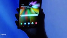 Samsung presenta su primer móvil plegable, el Infinity Flex Display
