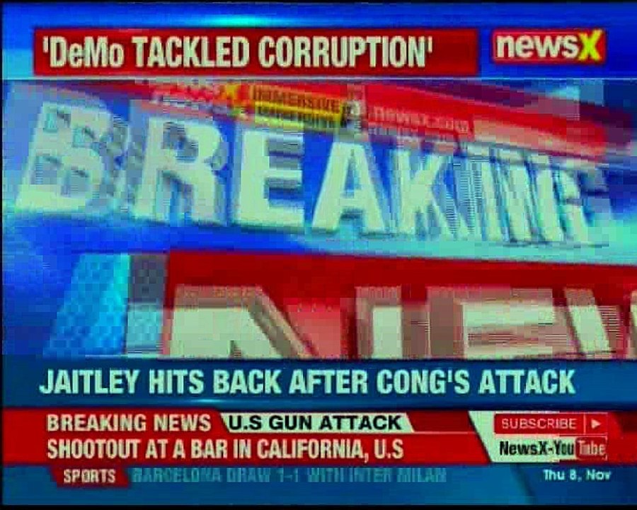 After Arun Jaitley defends Demonetisation, Cong...