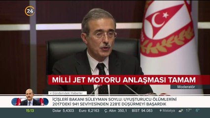 Milli jet motoru anlaşması tamam