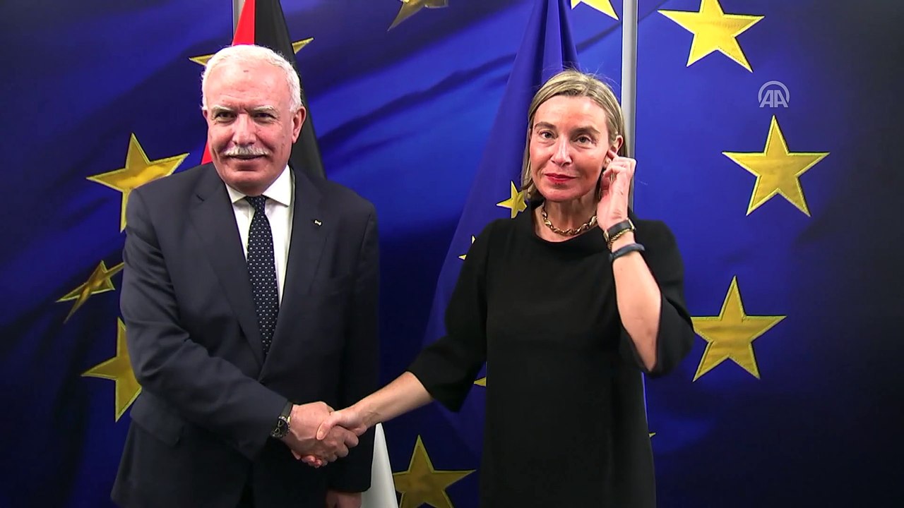 AB Yüksek Temsilcisi Mogherini, Filistin Dışişleri Bakanı Malki ile görüştü - BRÜKSEL