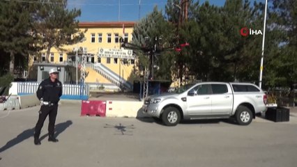Trafik uygulaması drone ile görüntülendi