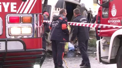 Hadımköy'de Hafriyat Kamyonu Kazası : 1 Ölü