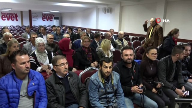 Ak Partili eski il başkanı, belediye başkan aday adaylığını açıklarken gözyaşlarını tutamadı