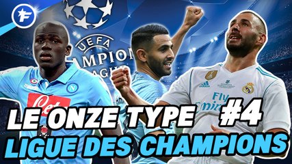 L'équipe-type de la 4e journée de la Ligue des Champions