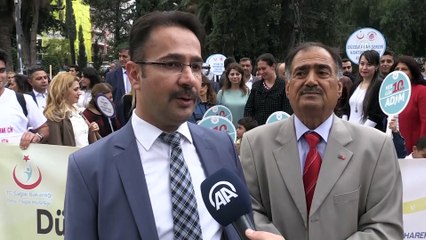 Hatay'da diyabet farkındalık yürüyüşü