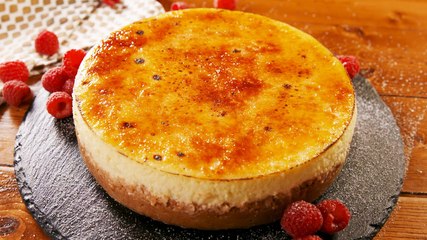 Crème Brulee Cheesecake Is The Dessert Combo Of Our Dreams