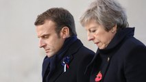 Erster Weltkrieg: May und Macron gedenken gefallener Soldaten