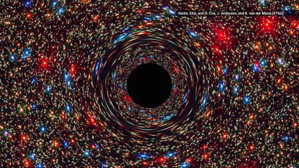 This Black Hole May Actually Be Spinning Space Itself