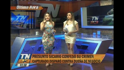 Presunto sicario confesó su crimen, capturado disparó contra dueña de negocio en zona 1.