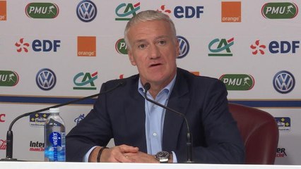 Bleus - Deschamps : "La logique de groupe est importante"