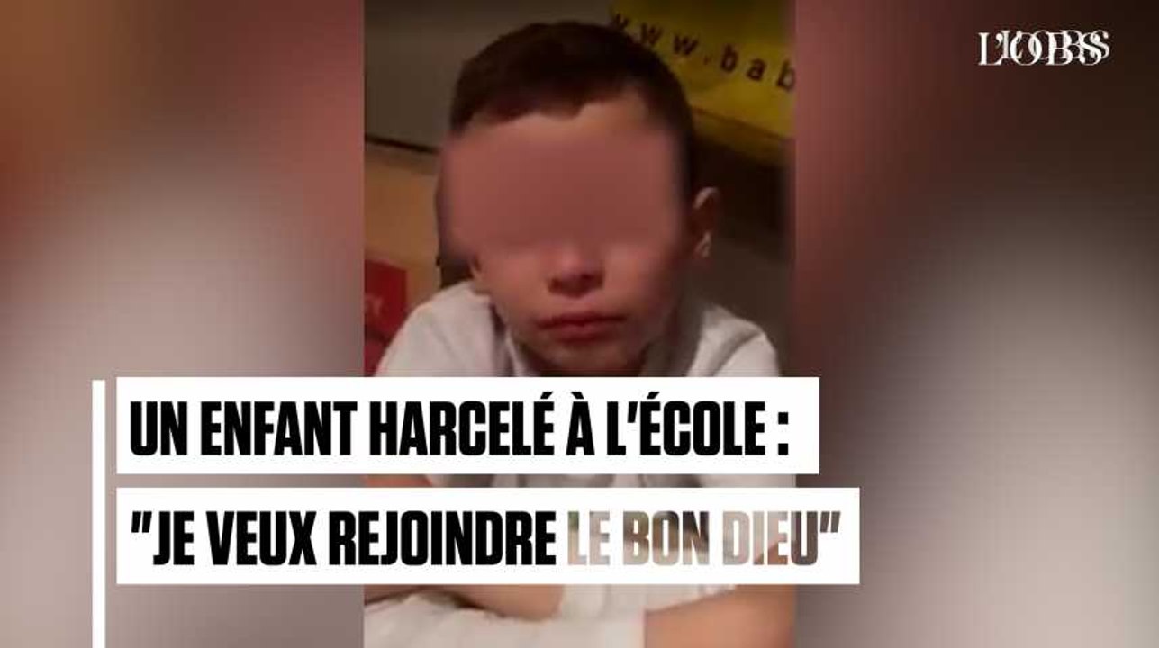 Je veux rejoindre le Bon dieu.. : questions autour de la vidéo d'un petit  garçon de 7 ans s'affirmant harcelé à l'école