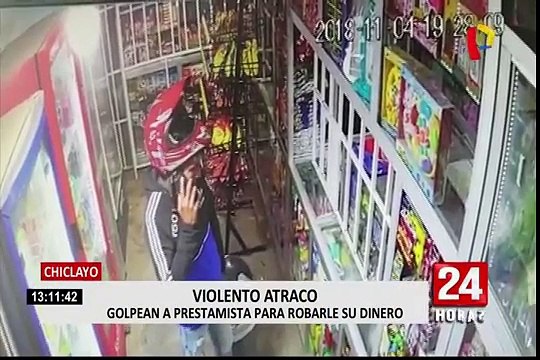 Chiclayo: dos delincuentes reducen a golpes a prestamista para asaltarlo