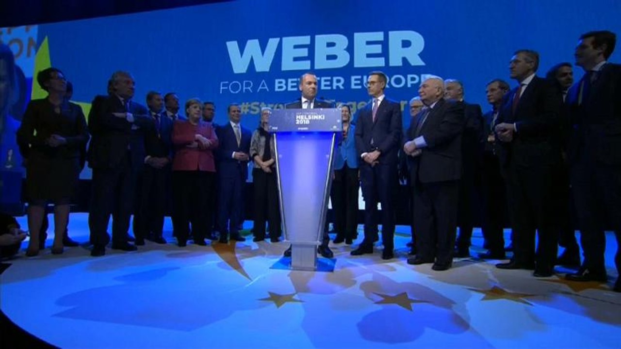 EVP-Spitzenkandidat Weber: 'Wir wollen ein ehrgeiziges Europa'