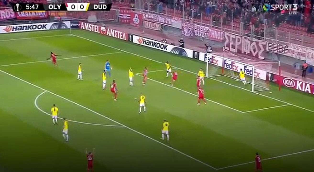 Pape Abou Cisse Goal HD - Olympiakos Piraeus	1-0	Dudelange 08.11.2018