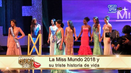 La Miss Mundo 2018 y su triste historia de vida