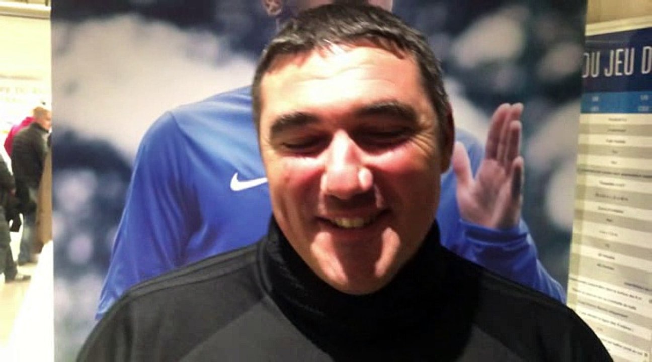 Coupe du Rhône - Jérôme GUICHARD (O Saint-Genis Laval) réagit après le tirage des 32èmes de finale