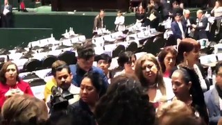 Diputada recibe noticia del asesinato de su hija durante sesión parlamentaria en México