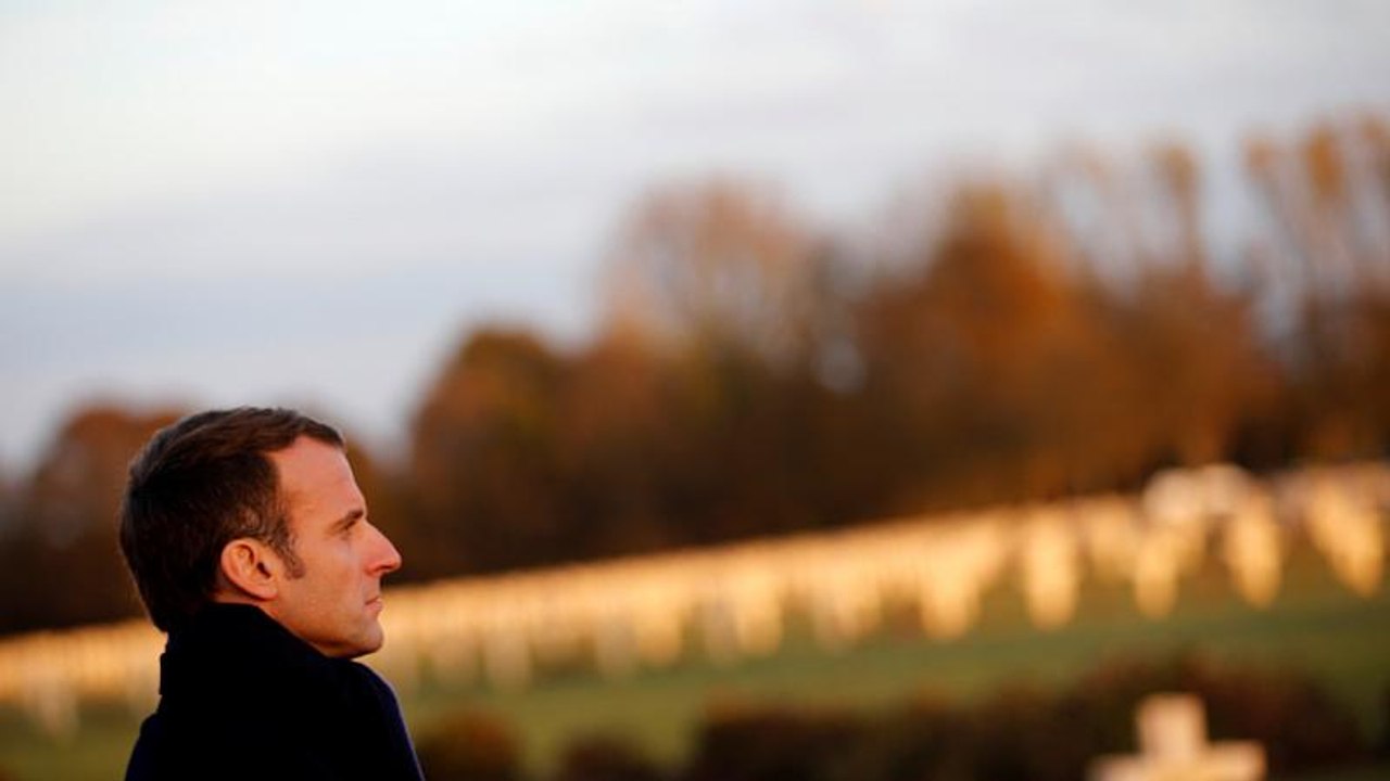 Macron im 'Ring der Erinnerung'