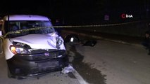 Hafif ticari araçla motosiklet çarpıştı: 2 ölü, 1 yaralı