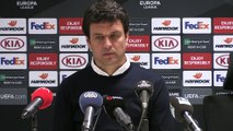 Akhisarspor-Sevilla maçının ardından - Akhisarspor Teknik Direktörü Arslan - MANİSA