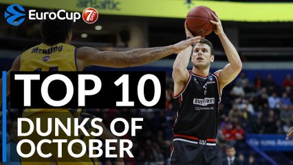 7DAYS EuroCup, Top 10 Dunks of October!