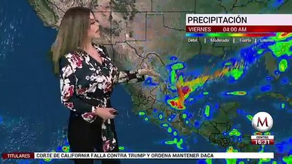 El clima para mañana 9 de noviembre, con Pamela Longoria