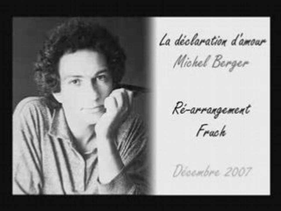La Declaration d'amour