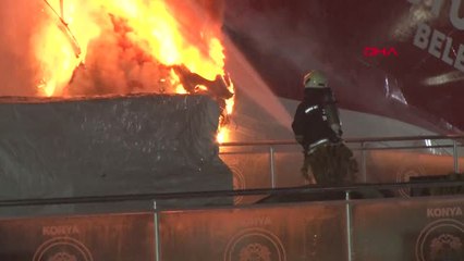 Konya'da Uçak Restoran-kafede Yangın