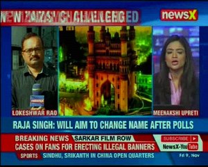 Name change for Hyderabad too; Raja Singh says Hyderabad must be called Bhagyanagar
