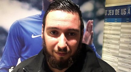Coupe du Rhône - Gaudric LLORIA (AMS Toussieu) réagit après le tirage des 32ème de finale