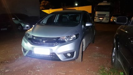 Casal é preso na BR-163 com carro roubado no Rio Grande do Sul