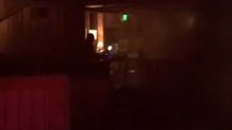 Gunshots heard as patron films gunman shooting inside California bar