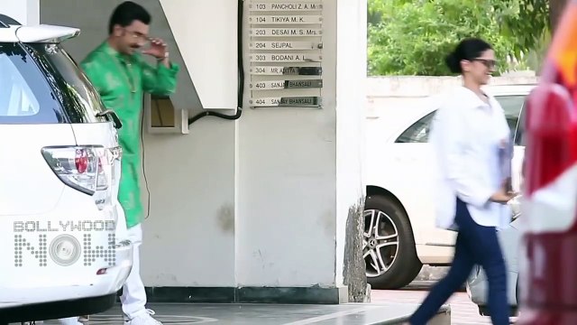 Before Wedding Deepika Padukone Ranveer Singh AVOID Posing Together - Sanjay Leela Bhansali Home