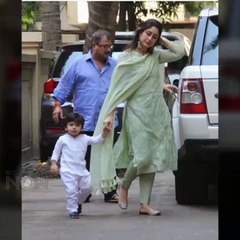 Diwali 2018 : Taimur Ali Khan, Kareena Kapoor and Saif Ali Khan Step Out To Celebrate Diwali