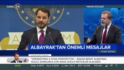 Bakan Albayrak'ın açıklamaları 24 TV'de