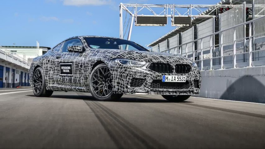 BMW M8 Coupé (2019) : le prototype peaufine ses...