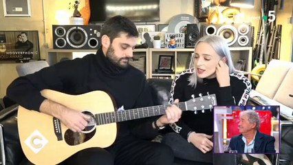 Pierre Perret très ému sur le plateau de "C à vous" après un hommage de Madame Monsieur - Regardez