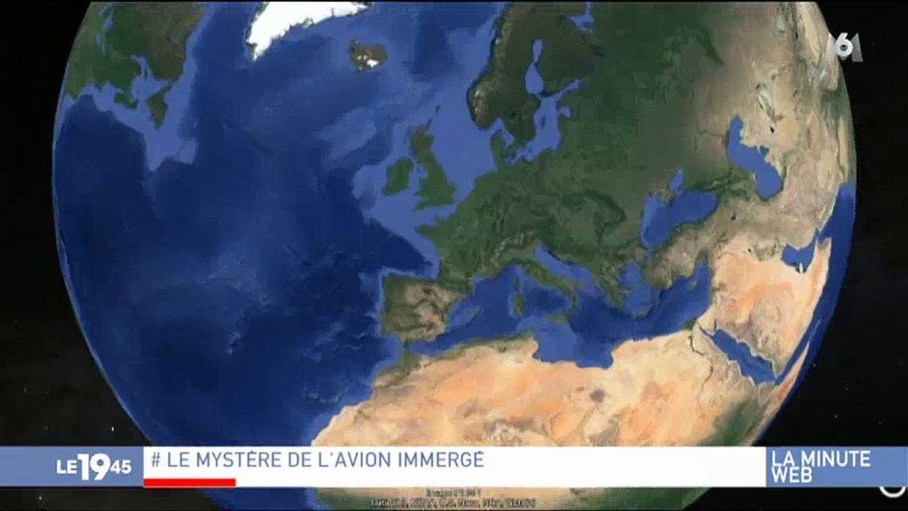 Un internaute a t-il retrouvé un avion au fond de la mer du nord ? L'image qui affole le web - Regardez