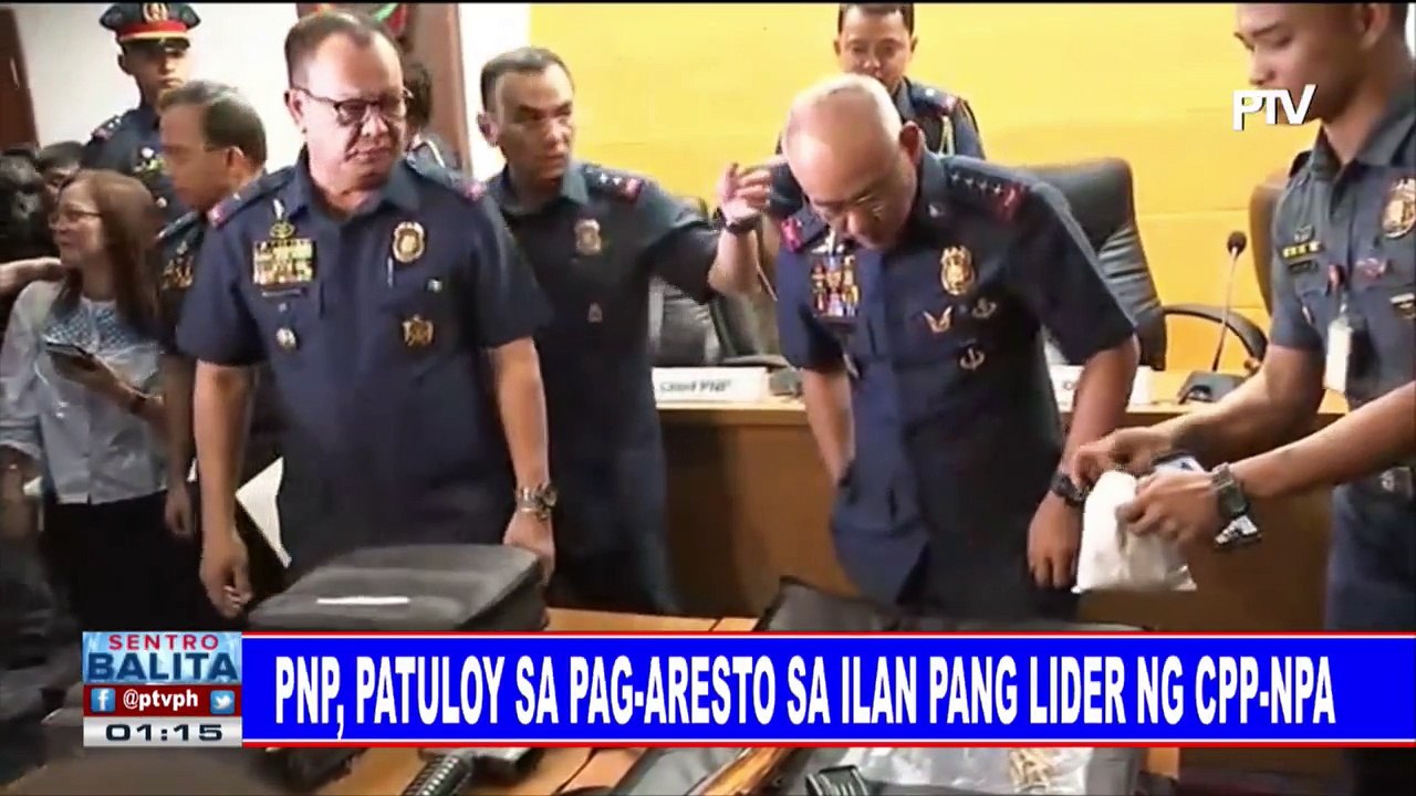 PNP, patuloy sa pag-aresto sa ilang pang lider ng CPP-NPA