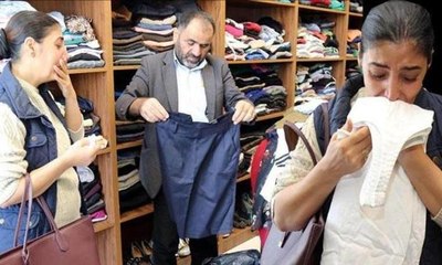 Öldürülen kızının eşyalarını öptü, kokladı, bağışladı