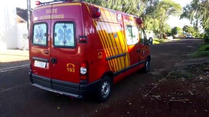 Motociclista ferido é atendido pelo Siate no Alto Alegre