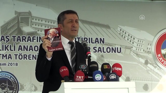 Selçuk: 'Eğitim vasıtasıyla kalkınmanın,yükselmenin öneminin farkındayız' - KAYSERİ