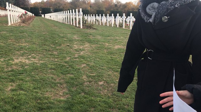 Une lycéenne de Clisson parle de son arrière-arrière grand-père à une lycéenne allemande