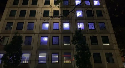 Bond Court's Light Display At Leeds Light Night!