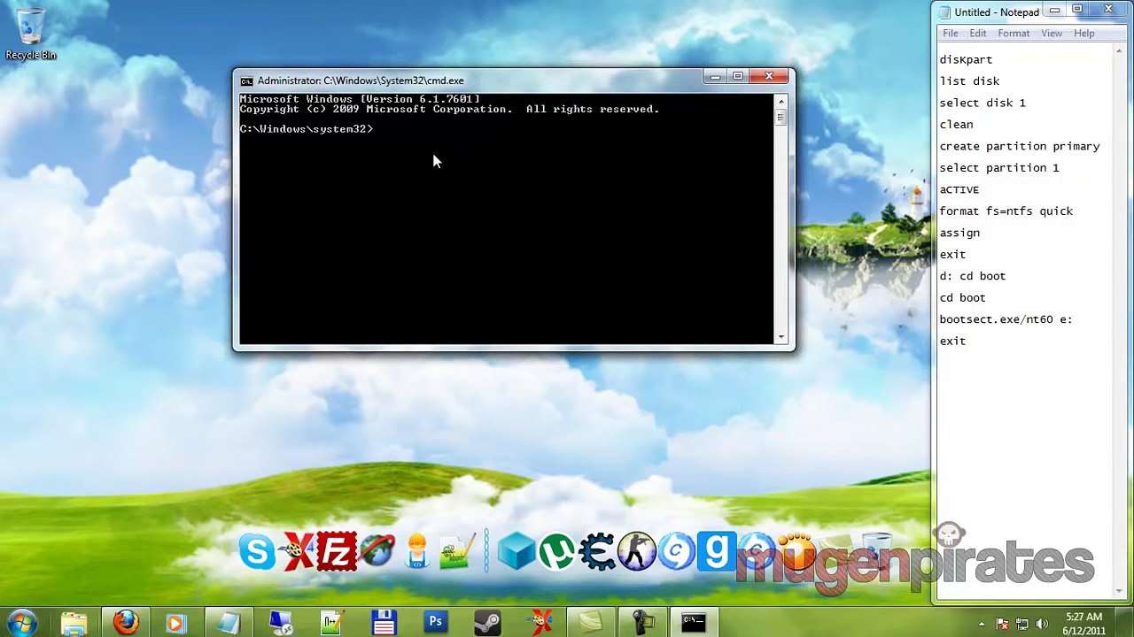 Create Bootable USB Drive for Windows 7